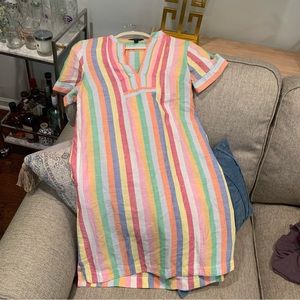 colorful striped dress